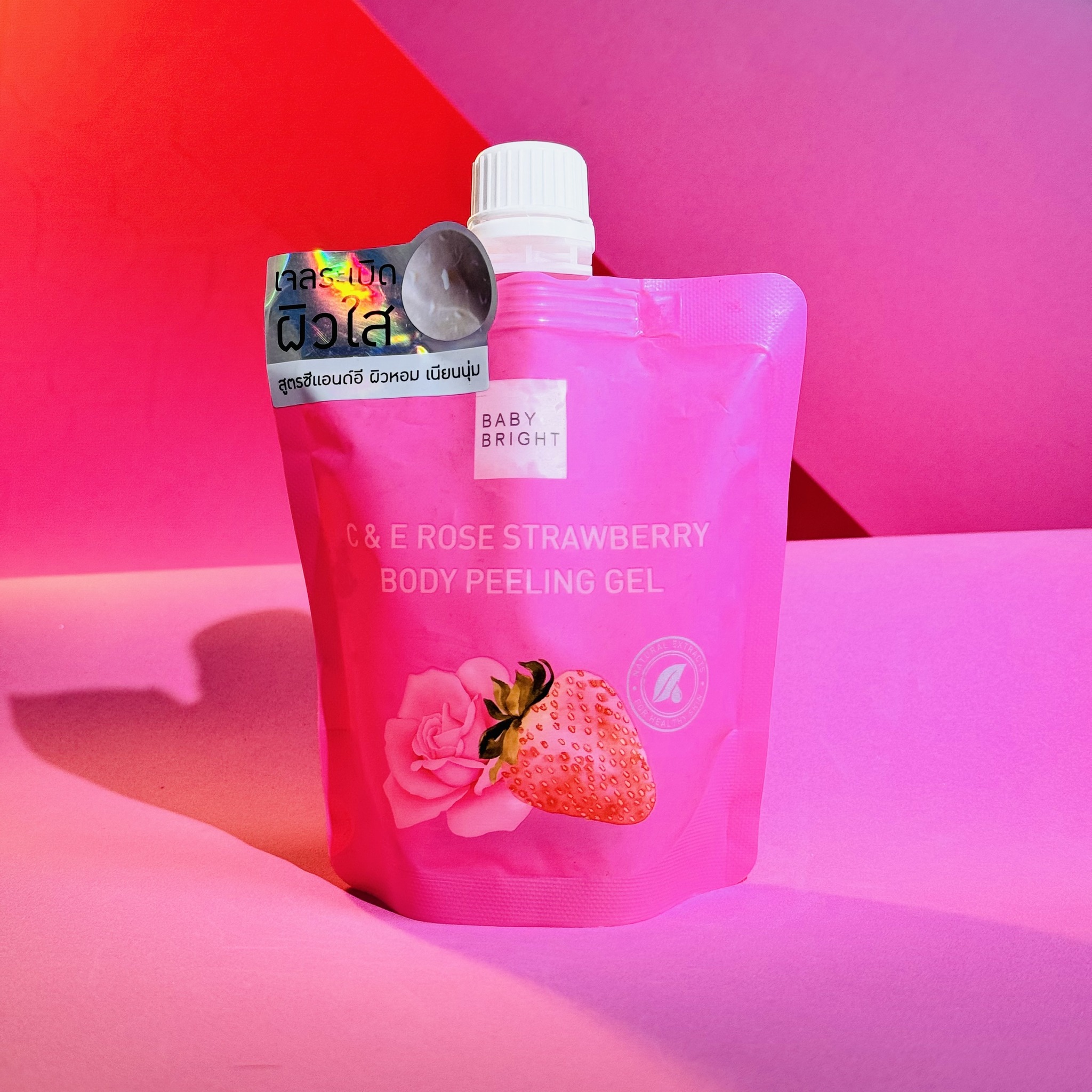 C & E ROSE STRAWBERRY FACE/BODY PEELING GEL