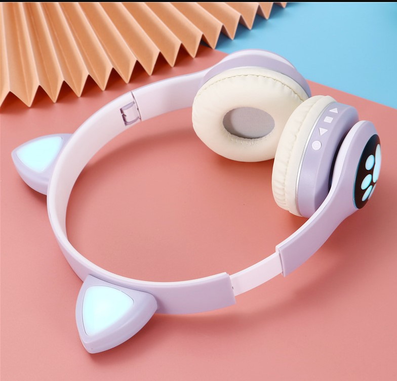 CAT Ear Headset Headphones Bloototh VIV-23M