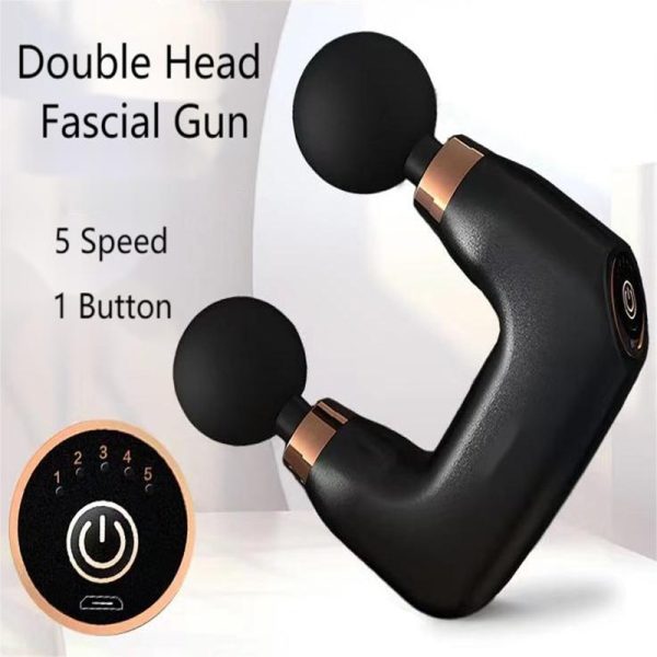 DOUBLE HEADED FASCIA GUN BODY MASSAGER